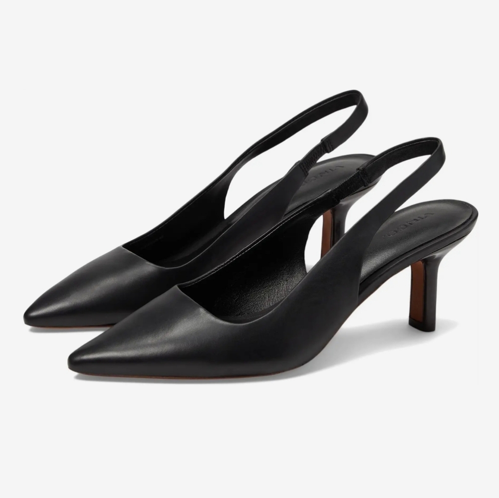 NIB Vince 'Patrice' Leather Slingback Heel - Picture 3 of 17